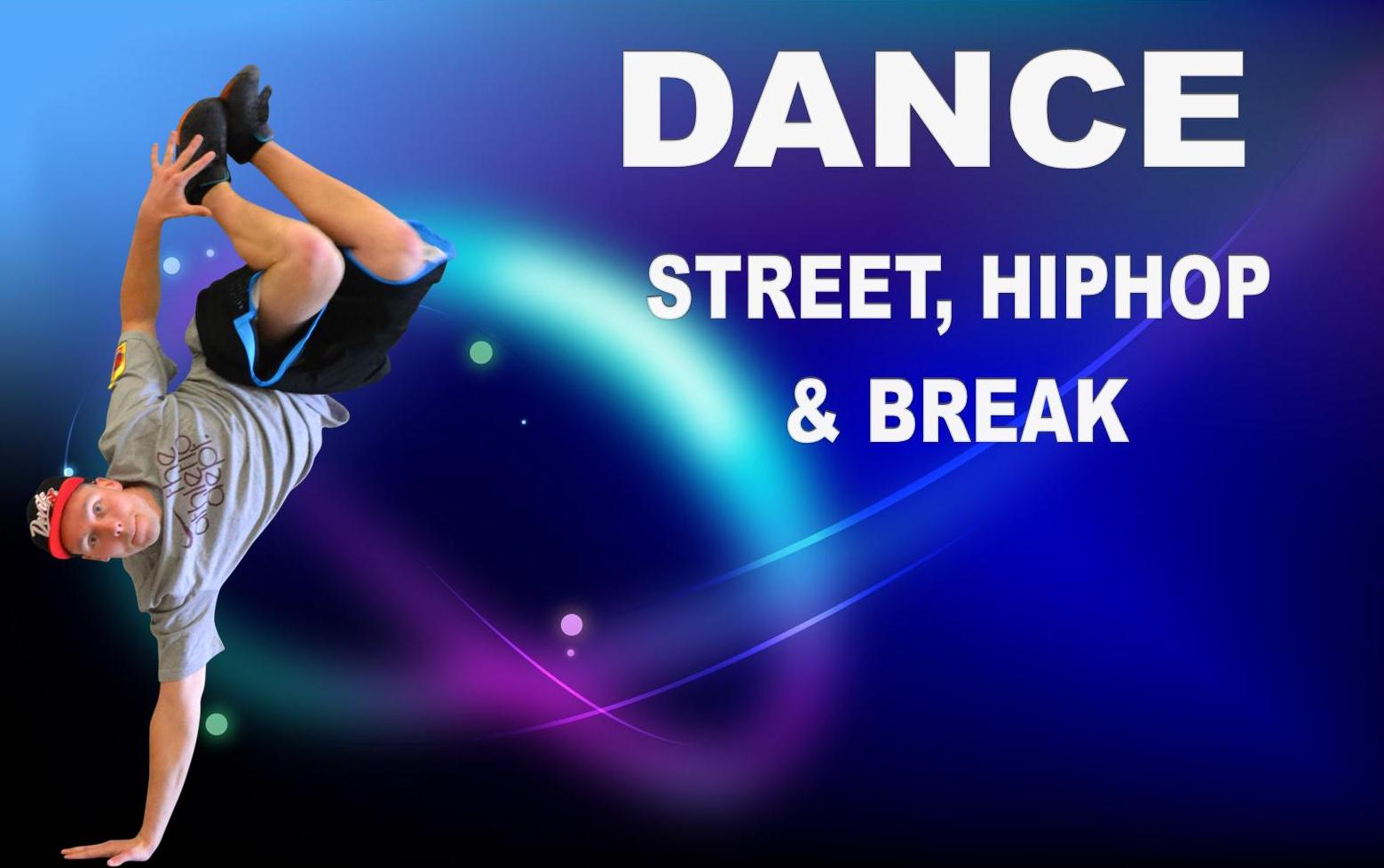 Streetdance Nijmegen Urban dansschool MovingMatters foto handstand met tekst dance street, hip hop & break